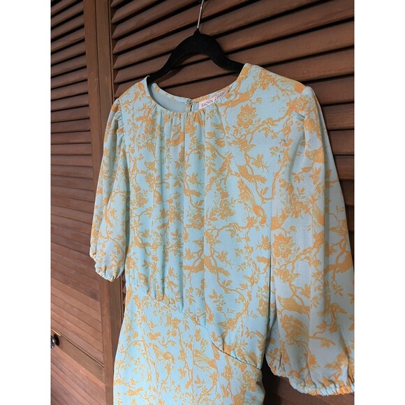 Sachin + Babi Alexandra Georgette Floral Asymmetrical Midi Dress, Size 6 - Picture 5 of 6